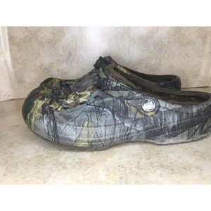Crocs Faux Fur Realtree Camo Camouflage Classic Sl